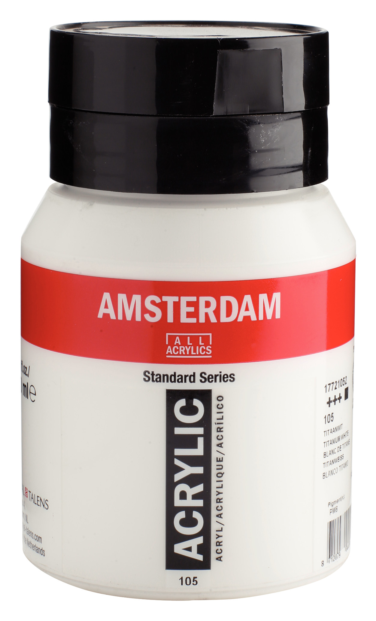 Amsterdam Acryl 500 ml Titaanwit 105