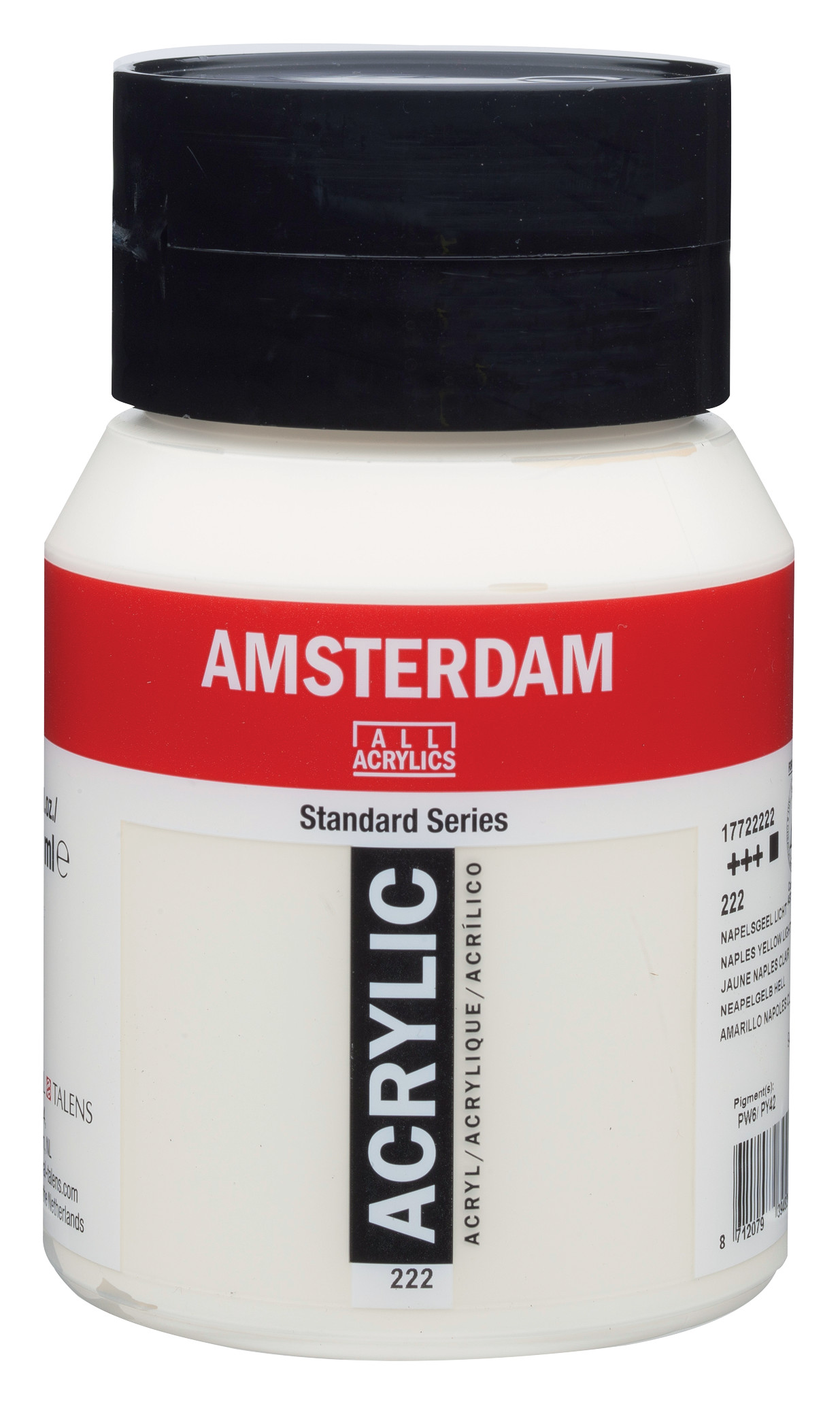 Amsterdam Acryl 500 ml Napelsgeel Licht 222