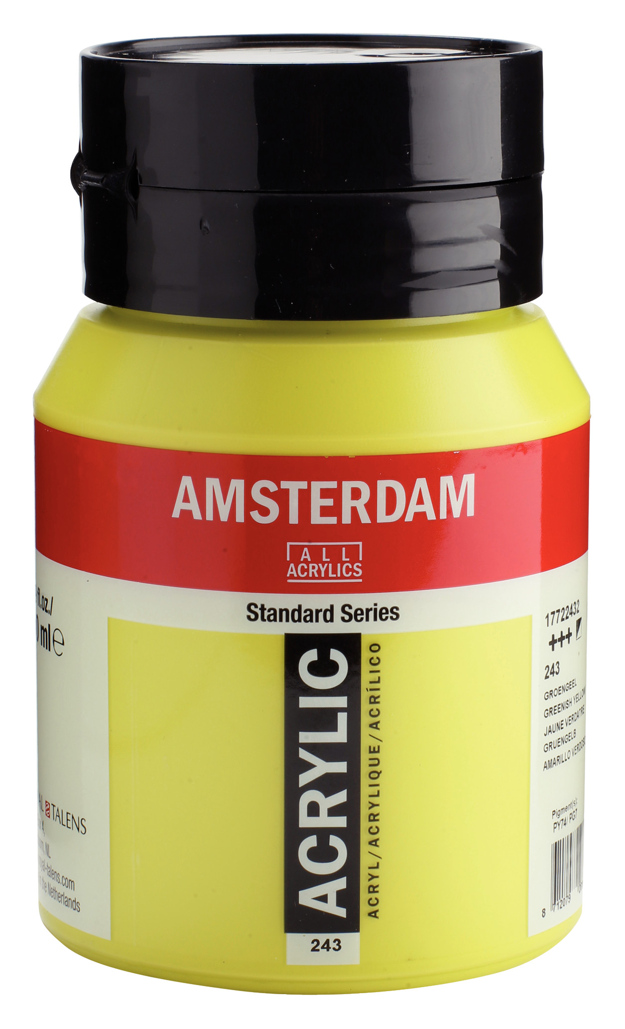 Amsterdam Acryl 500 ml Groengeel 243